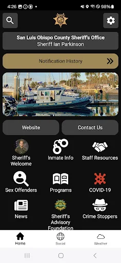 San Luis Obispo CA Sheriff