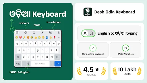Desh Odia Keyboard screenshot 1