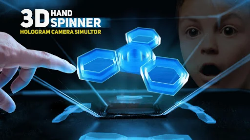 Hand spinner 3d - hologram pyr