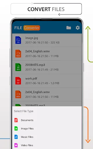 Files Converter music docs PDF screenshot 2
