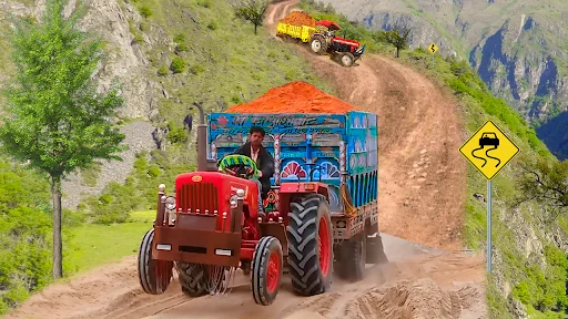 Farming Tractor Trolley Game