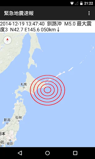 Earthquake Alarm in Japan