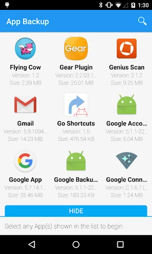 App Backup