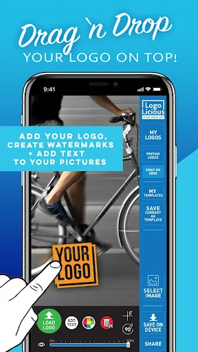 LogoLicious Add Your Logo App screenshot 1