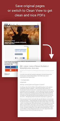 Web to PDF Converter PRO screenshot 3