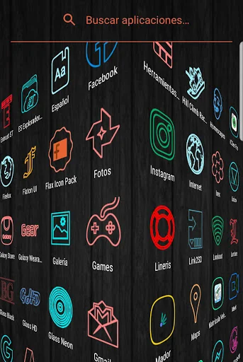 Color lines - Icon Pack screenshot 1