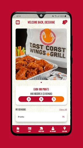 East Coast Wings + Grill screenshot 2