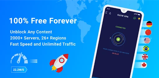 OLOW Lite VPN - Secure Proxy screenshot 1