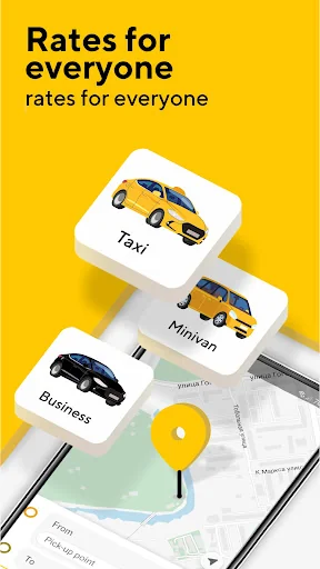Omega: taxi service screenshot 2