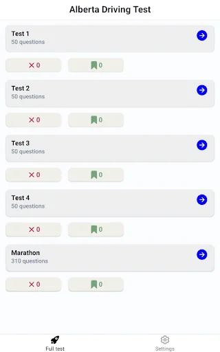 Alberta Driving Test