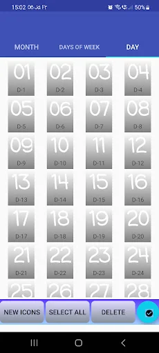 DateBar - date in status bar screenshot 4