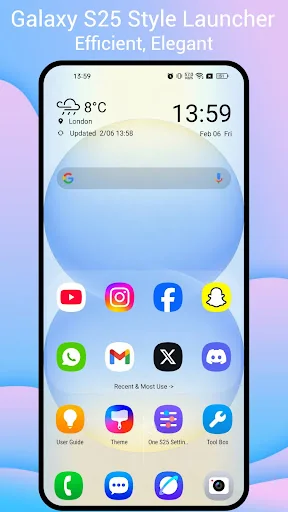 One S25 Launcher - S25 One Ui screenshot 1