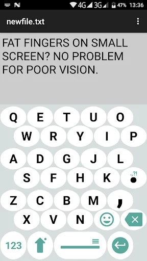 1C Big Keyboard screenshot 1
