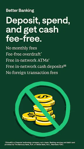 Chime® – Fee-Free Banking screenshot 1