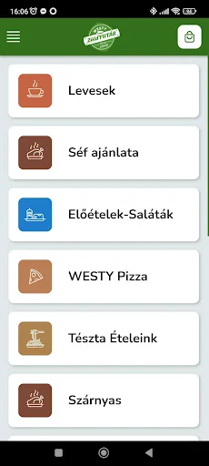 WESTY Zöld FUTÁR