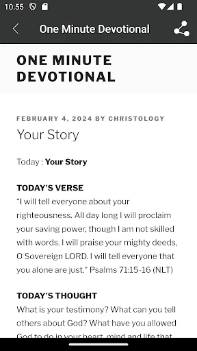 1 Minute Bible Devotion