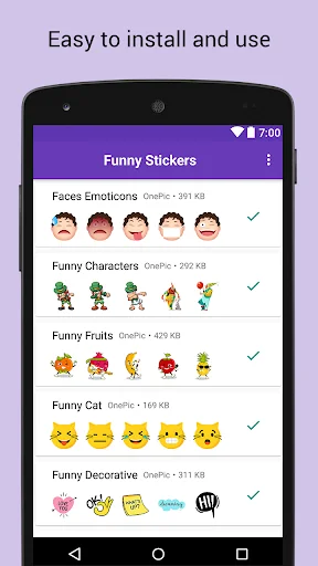 Funny Sticker Packs WASticker screenshot 2