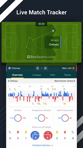 Bee Sports – Live scores screenshot 1
