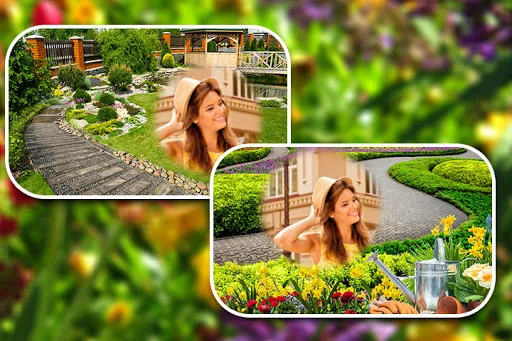 Garden Photo Frames Editor
