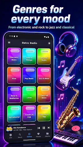 90s Radio - Retro 80s Music screenshot 3