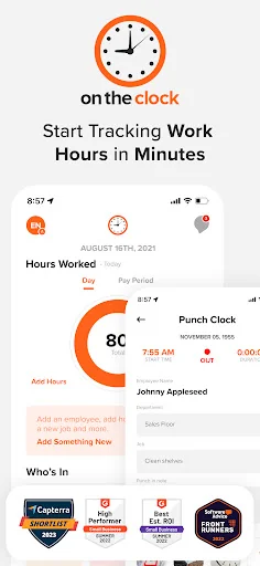 OnTheClock Employee Time Clock screenshot 1