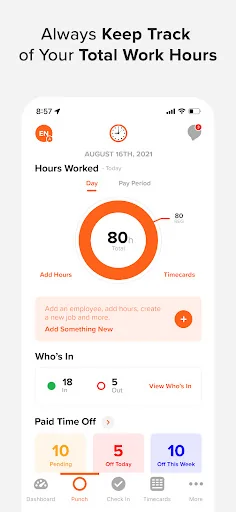 OnTheClock Employee Time Clock screenshot 3