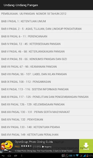 Undang-Undang Pangan