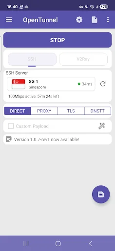 OpenTunnel screenshot 1