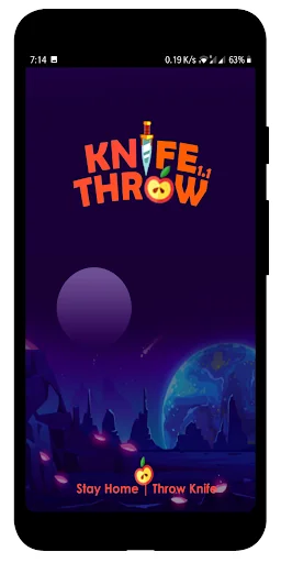KnifeThrow exciting knife game screenshot 1