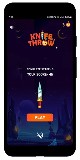 KnifeThrow exciting knife game screenshot 2