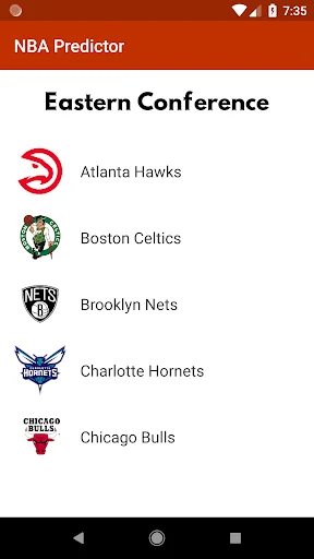 American Basketball Predictor screenshot 1
