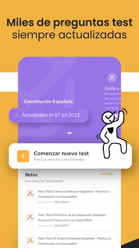 OpositaTest - Test Oposiciones screenshot 2