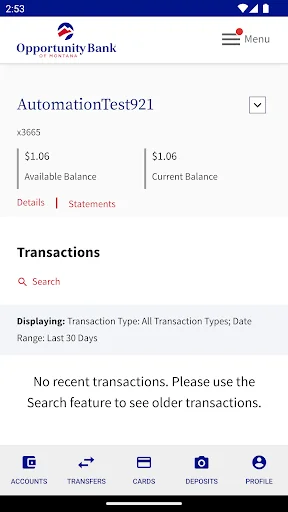 Opportunity Bank of Montana screenshot 1