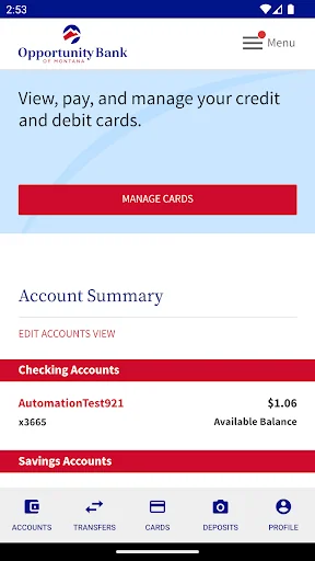 Opportunity Bank of Montana screenshot 2