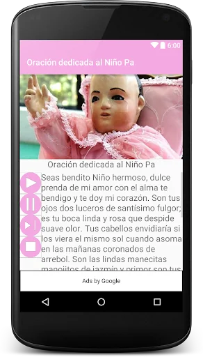 Oración dedicada al niño pa