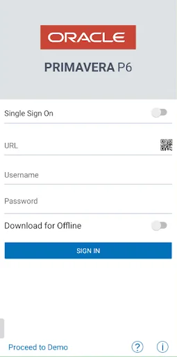 Oracle Primavera P6 Mobile