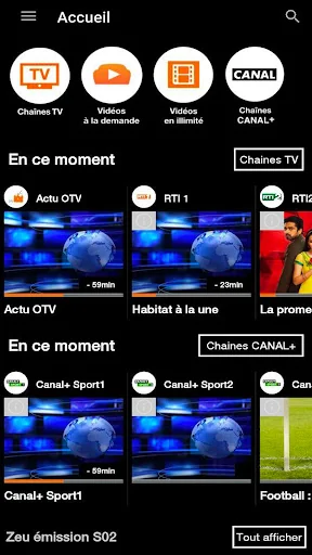 TV d'Orange Côte d'Ivoire screenshot 2