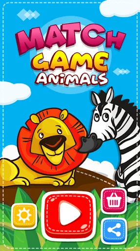 Match Game - Animals screenshot 1