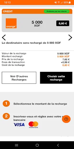 Transfert Pays screenshot 4