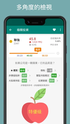 極簡投資（股票投資，定存股，台股健檢，股市新聞，選股，股息殖 screenshot 2