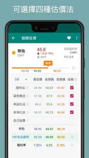 極簡投資（股票投資，定存股，台股健檢，股市新聞，選股，股息殖 screenshot 4