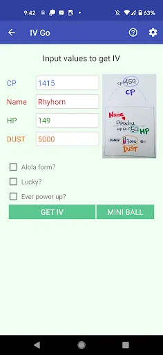 IV Go(get IV ranking)