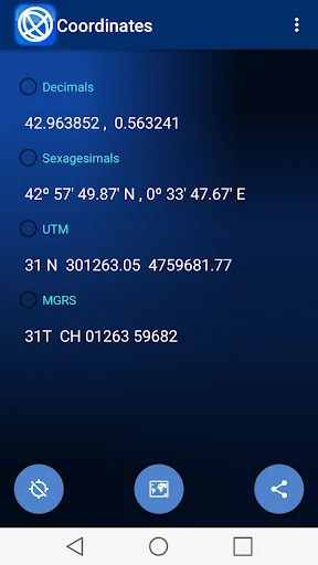 Coordinates - DMS, UTM, MGRS