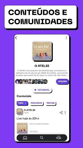 Orelo: Conteúdos e Comunidades