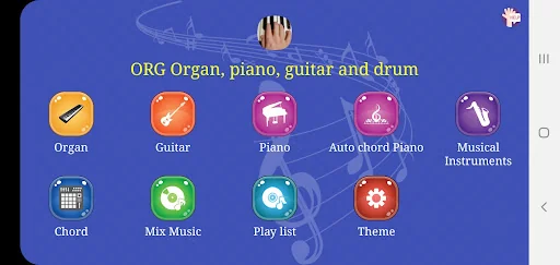 ORG Organ, piano, gitar & drum screenshot 1