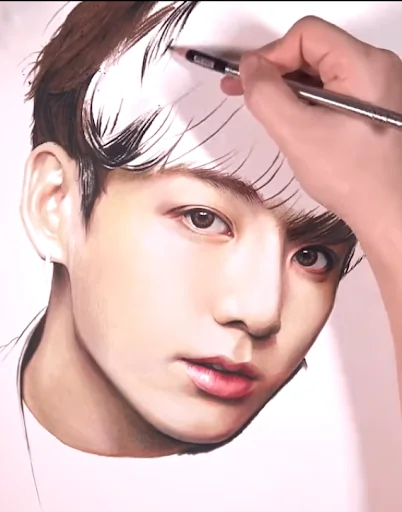 Drawing Boygroup Idol Kpop