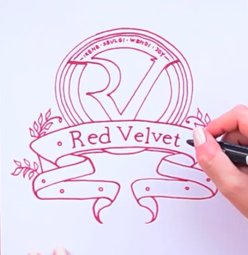 Drawing Kpop Idol Group Logo screenshot 3