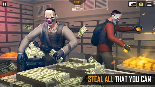 Real Gangster Bank Robber Game
