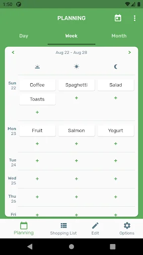 Easy Menu Planner