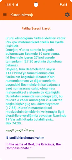 Kuran Mesajı 19